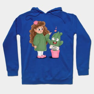 Cute Cactus Needs A Hug Hoodie